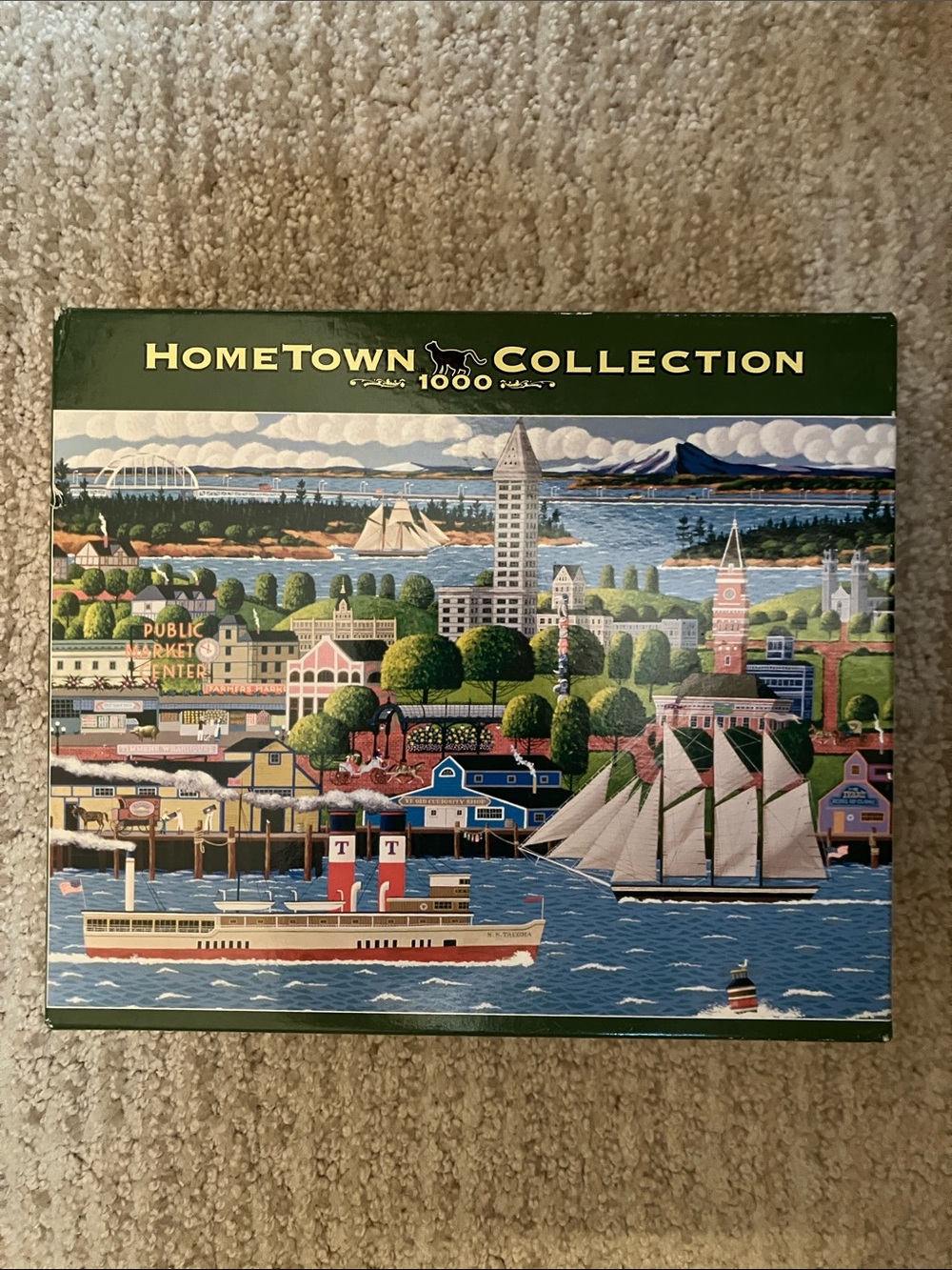 🧩Complete🧩 Hometown Collection Heronim ‘Seattle’ 1000 piece puzzle